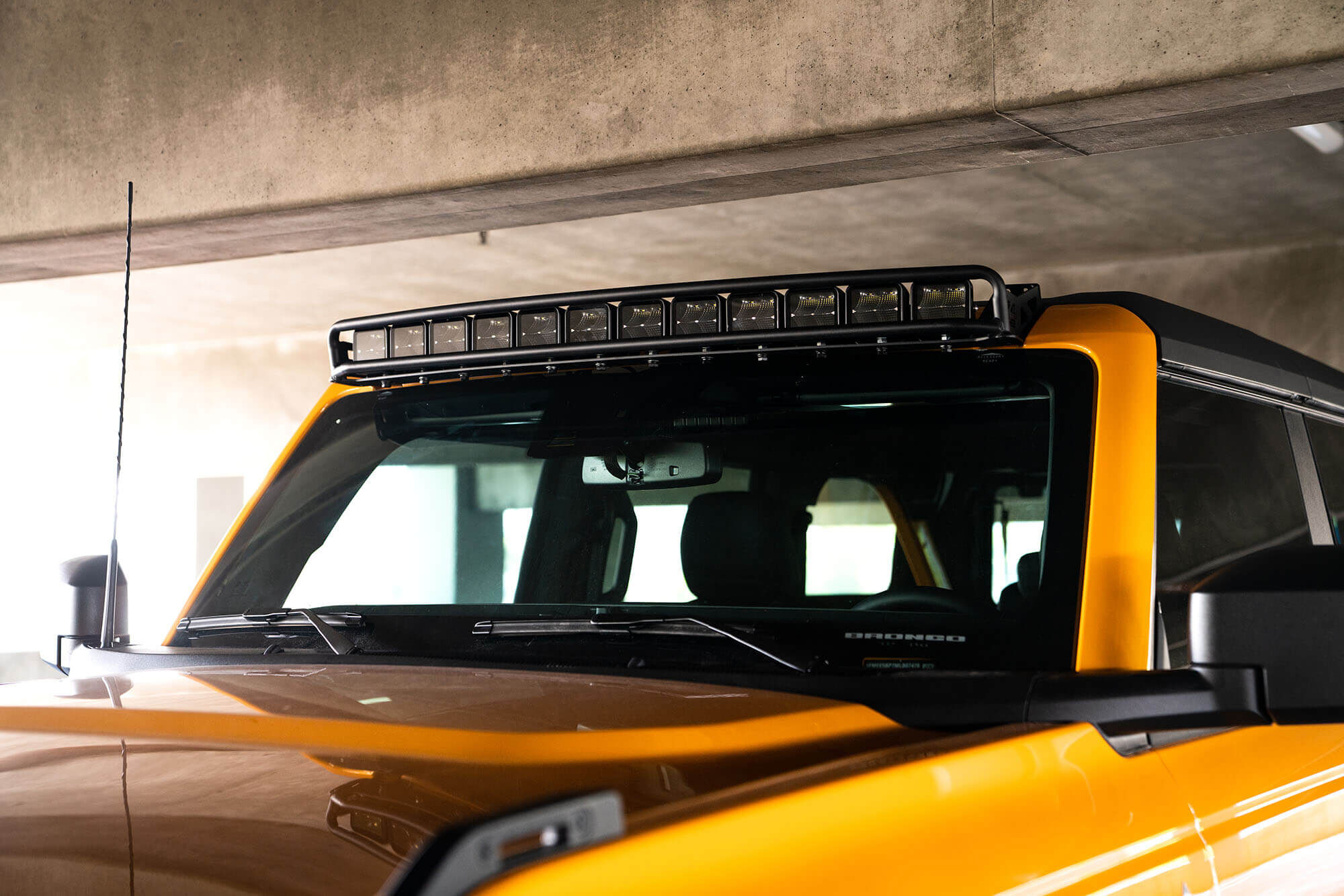 2021-2022 Ford Bronco 40-Inch Curved Light Bar Mount by DV8 Off-Road