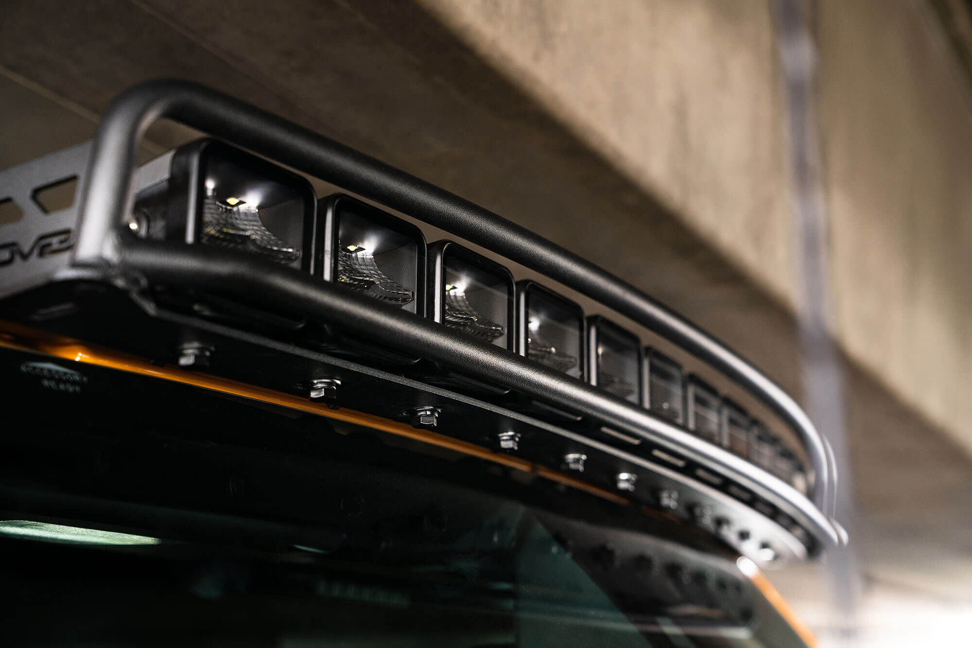 2021-2022 Ford Bronco 40-Inch Curved Light Bar Mount by DV8 Off-Road