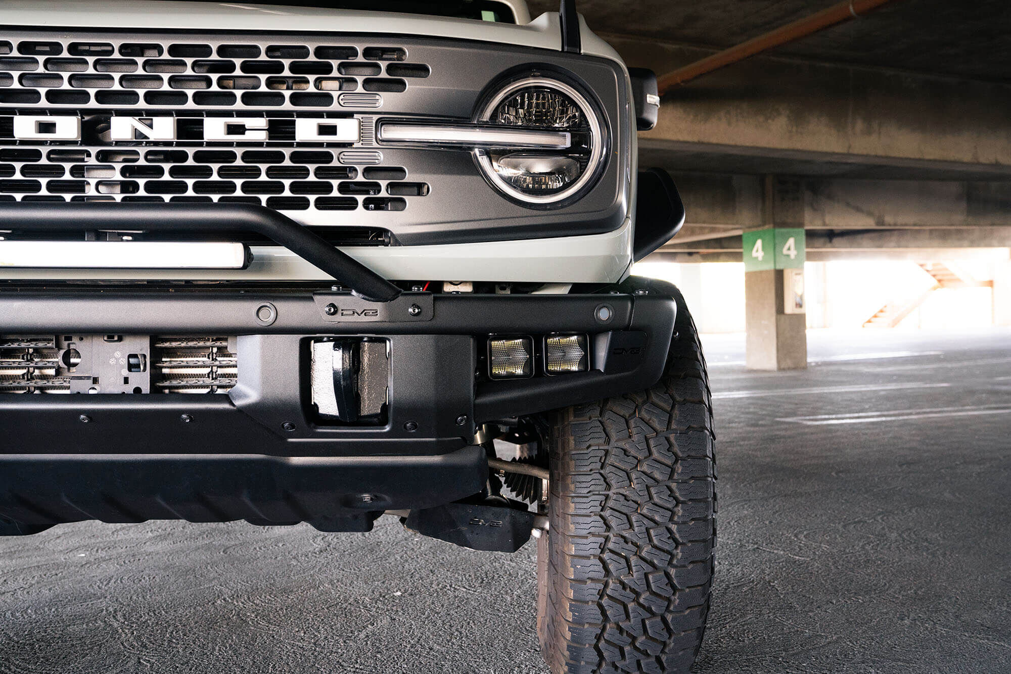2021-2022 Ford Bronco Factory Bumper Fog Pocket Light Mounts by DV8 Off-Road