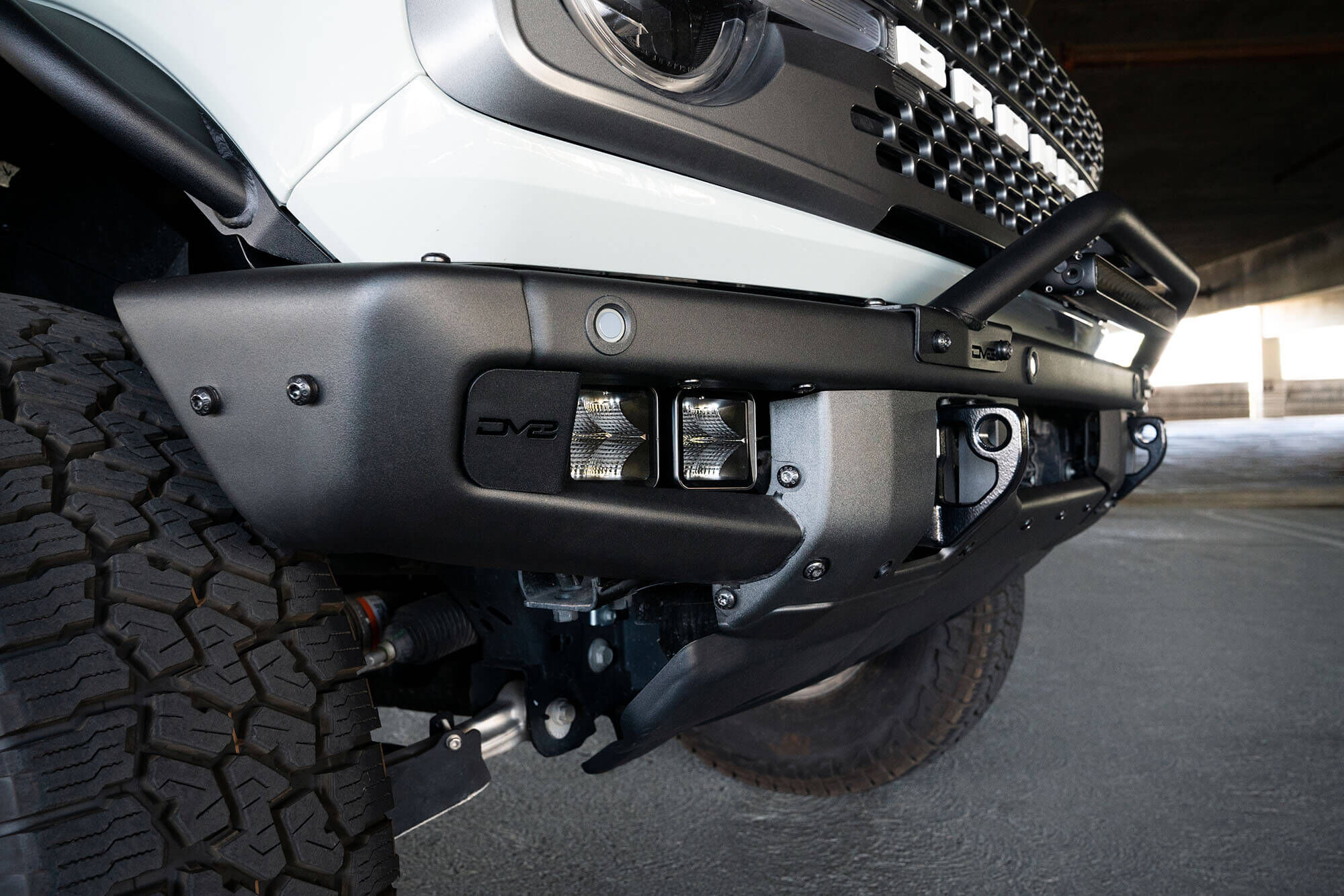 2021-2022 Ford Bronco Factory Bumper Fog Pocket Light Mounts by DV8 Off-Road