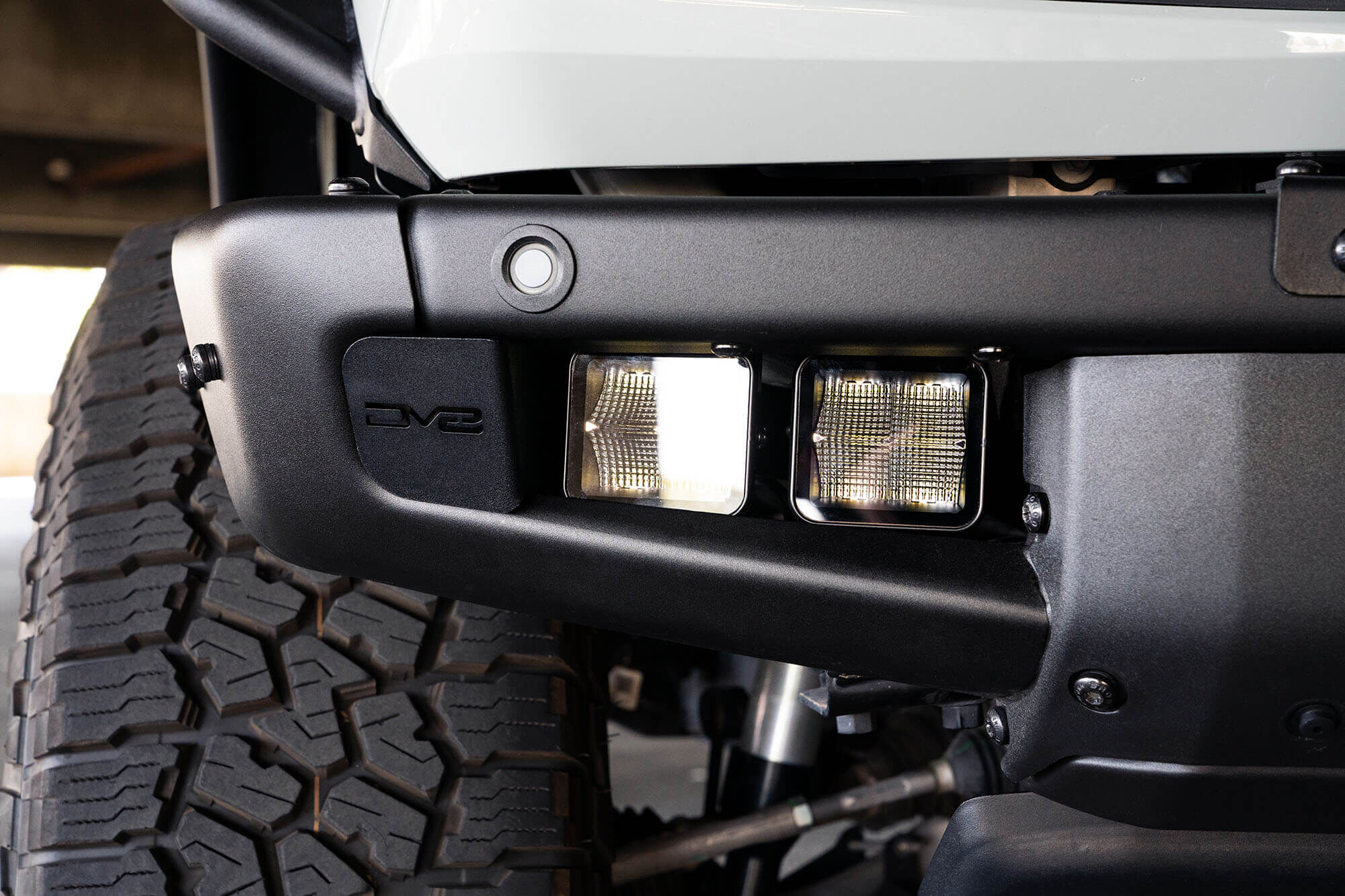 2021-2022 Ford Bronco Factory Bumper Fog Pocket Light Mounts by DV8 Off-Road