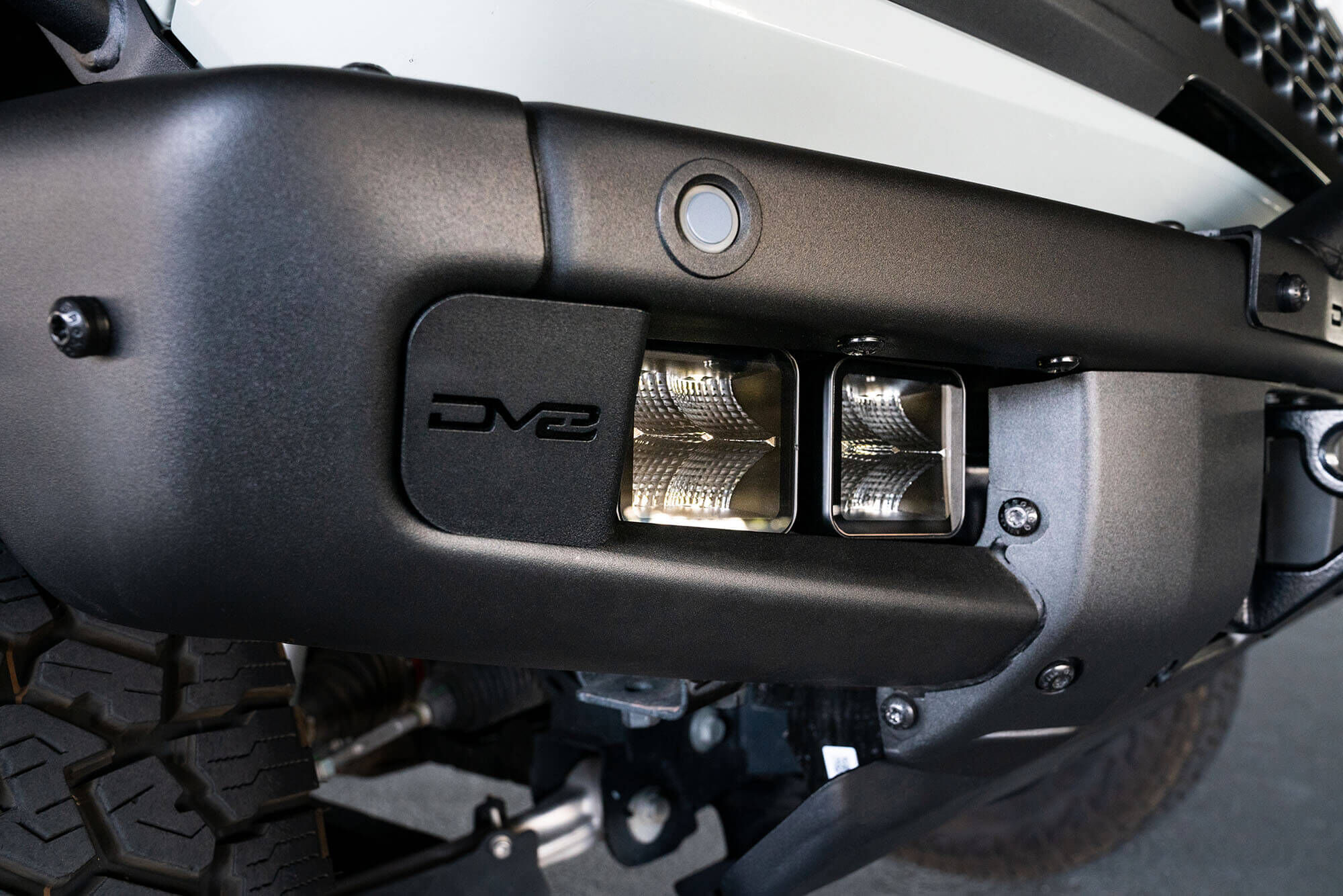 2021-2022 Ford Bronco Factory Bumper Fog Pocket Light Mounts by DV8 Off-Road