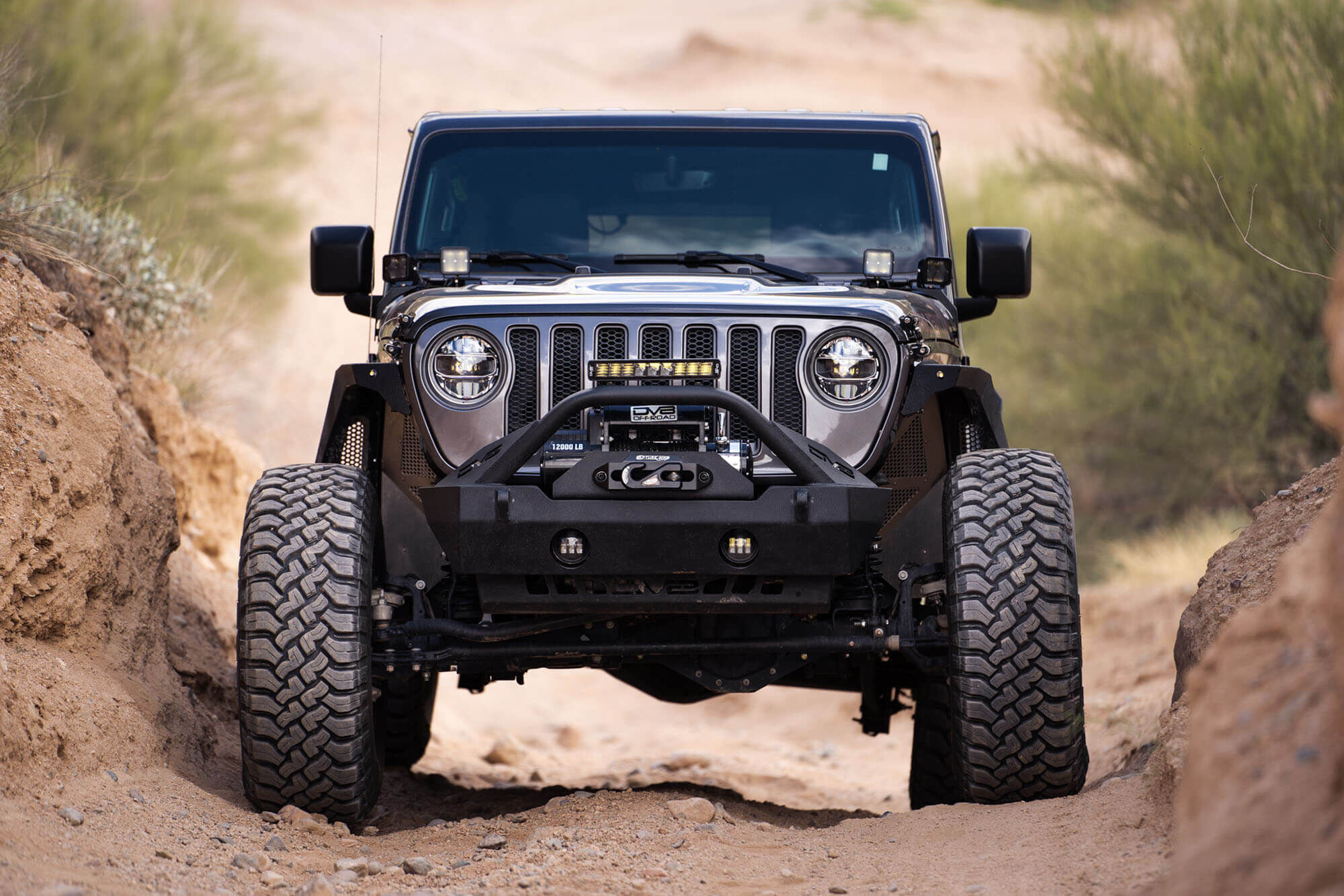 2018-2022 Jeep Wrangler JL & 2020-2022 Jeep Gladiator JT A-Pillar Dual Pod Light Mounts by DV8 Off-Road