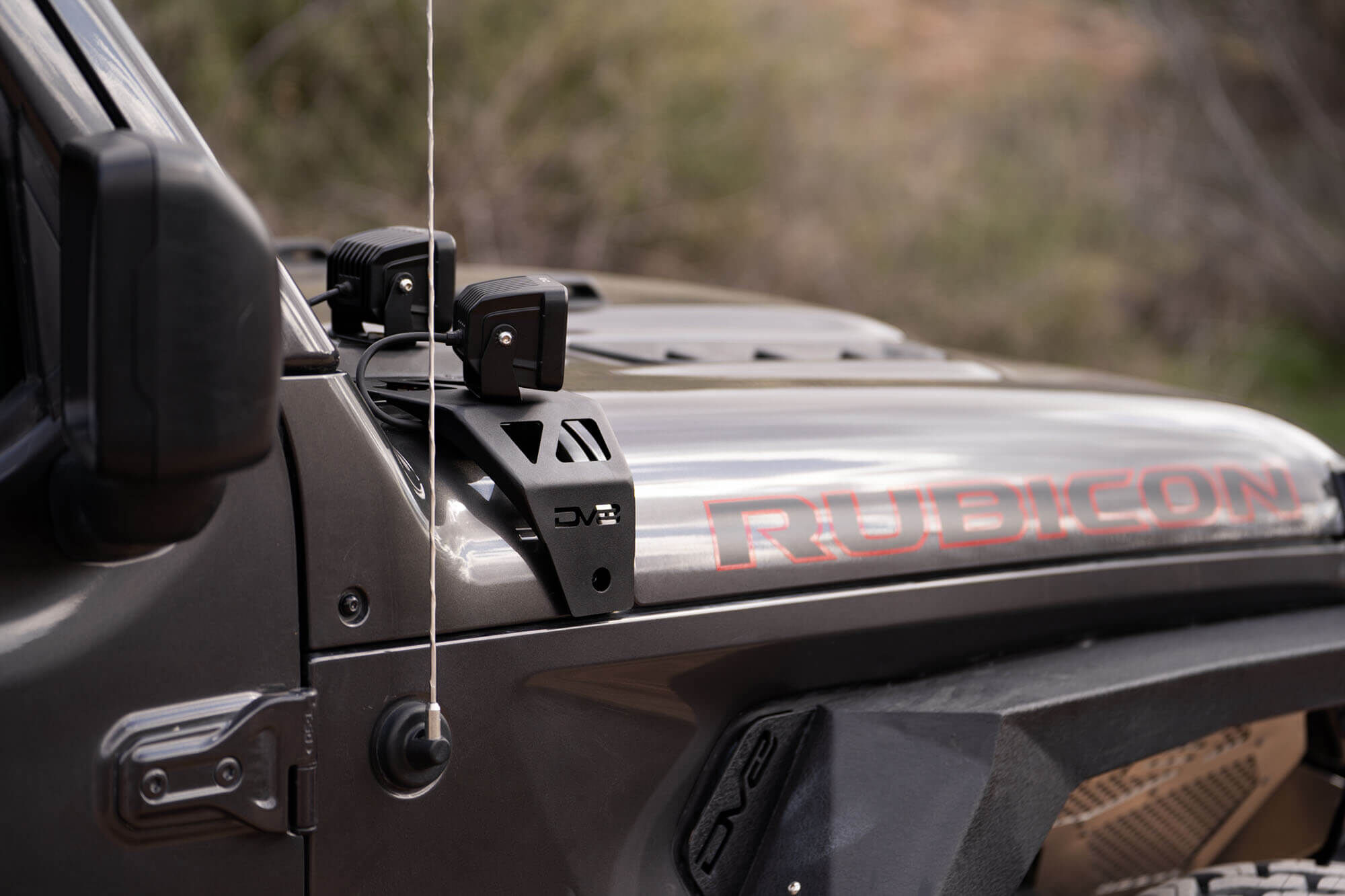 2018-2022 Jeep Wrangler JL & 2020-2022 Jeep Gladiator JT A-Pillar Dual Pod Light Mounts by DV8 Off-Road