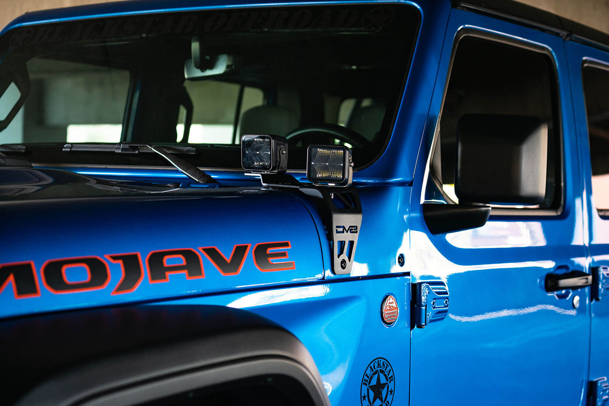 2020-2022 Jeep Wrangler JL 392 & Jeep Gladiator JT Mojave Edition Dual Pod Light Mounts by DV8 Off-Road