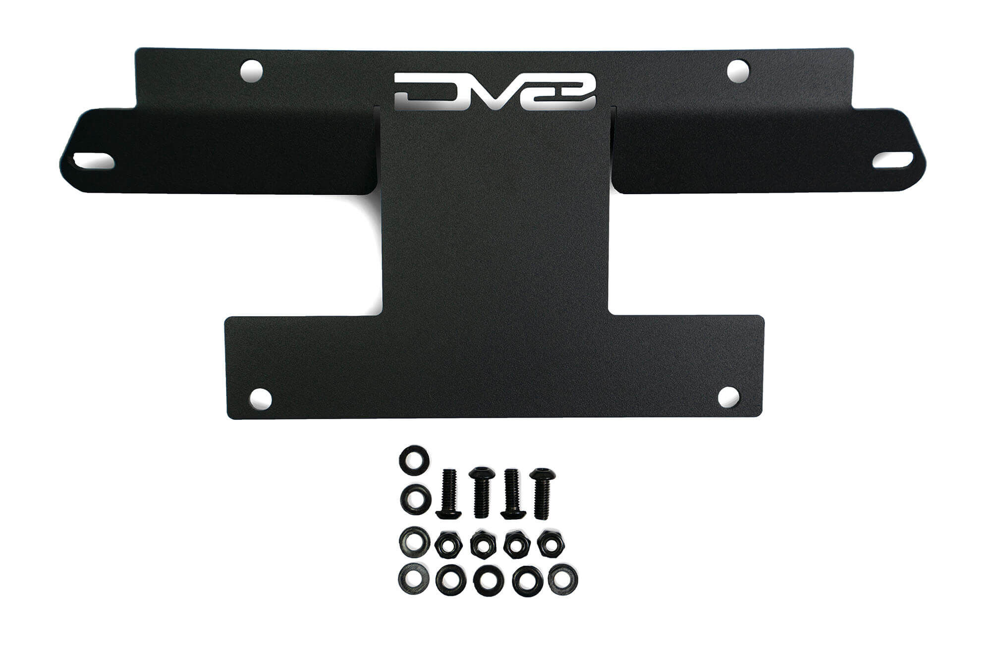 2021-2022 Ford Bronco Factory Front Bumper License Relocation Bracket Center by DV8 Off-Road
