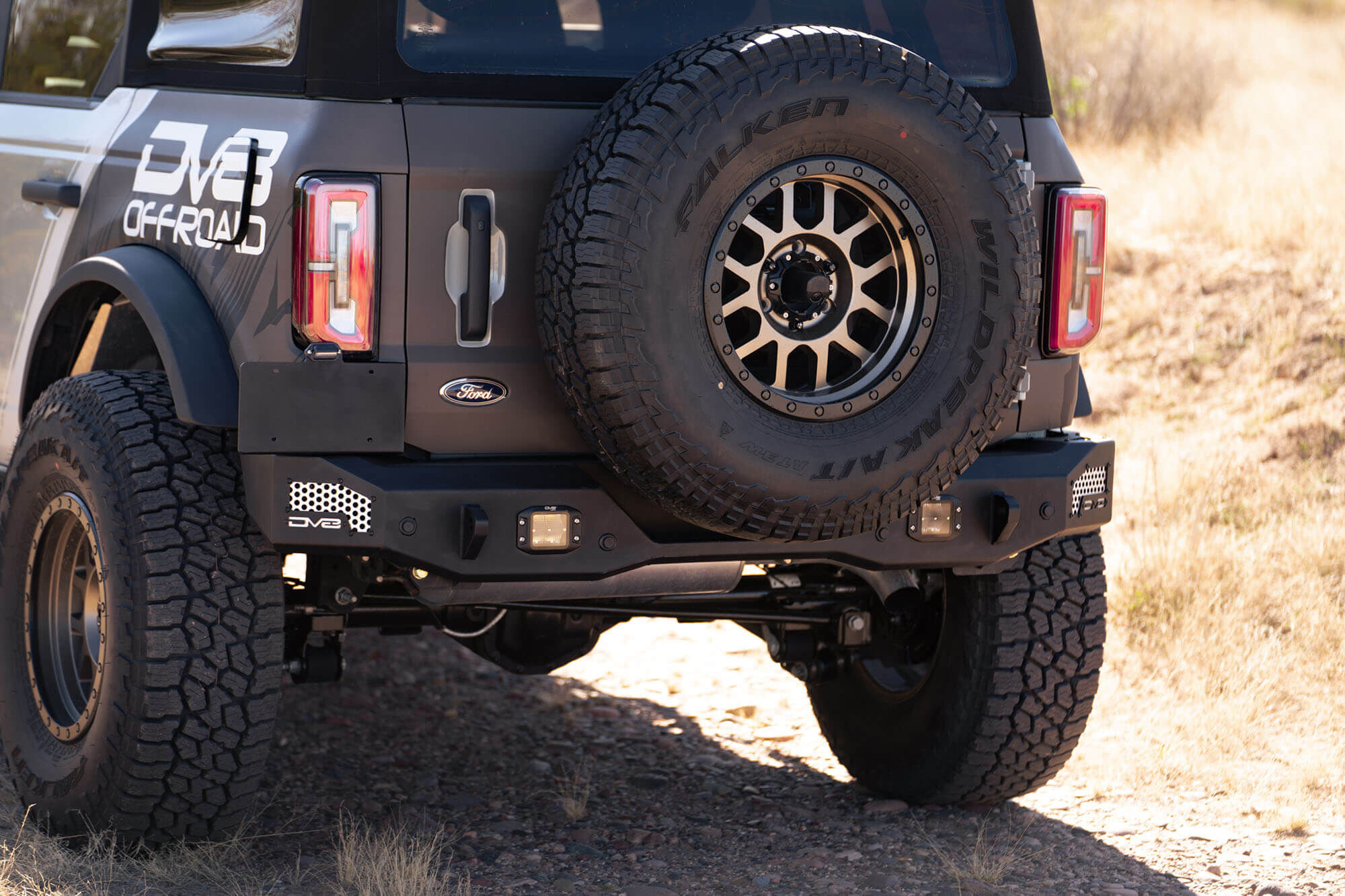 2021-2022 Ford Bronco MTO Series Rear Bumper by DV8 Off-Road