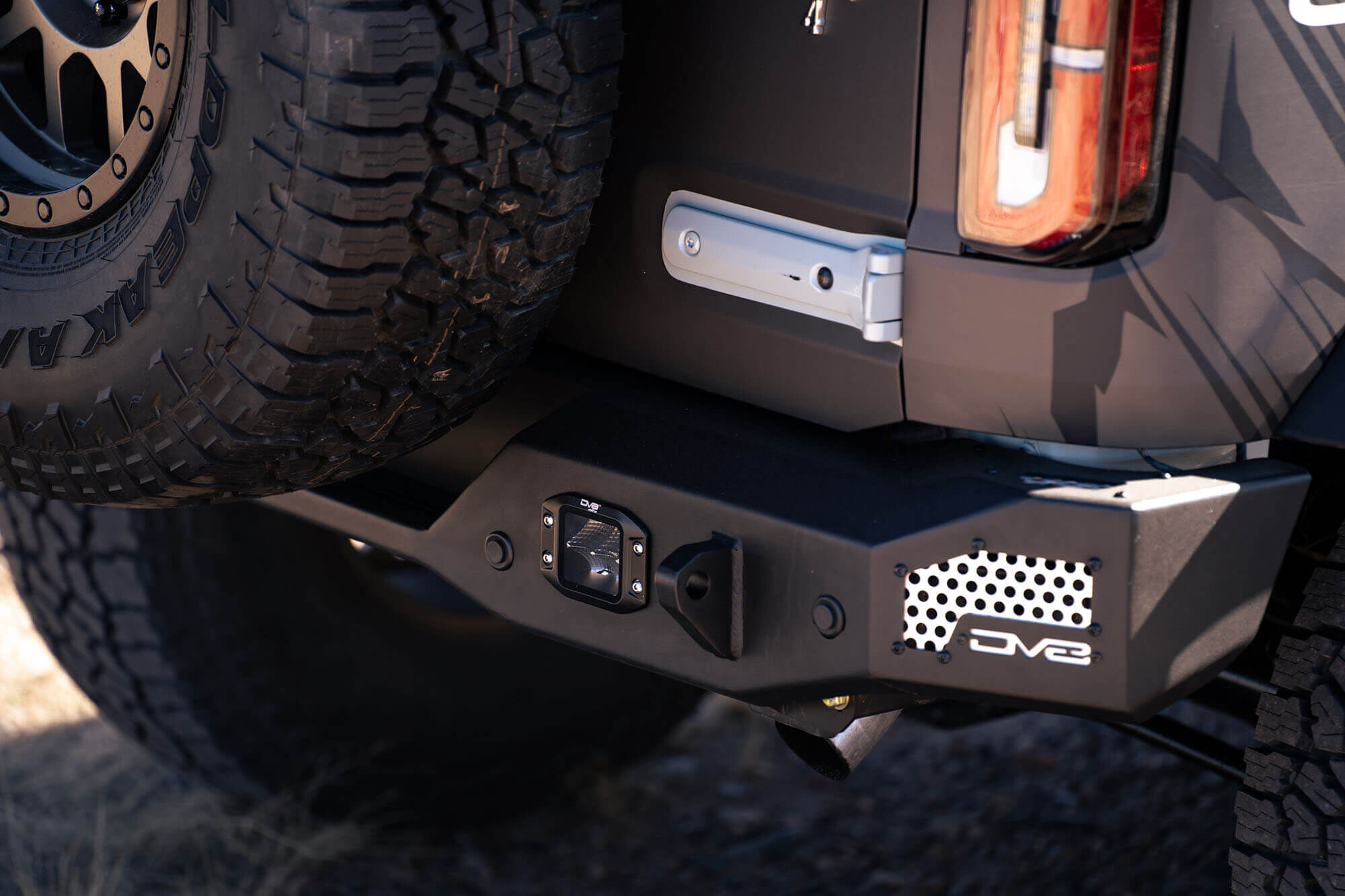 2021-2022 Ford Bronco MTO Series Rear Bumper by DV8 Off-Road
