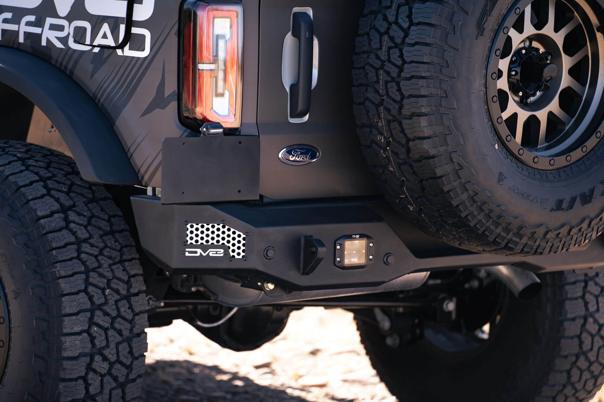 2021-2022 Ford Bronco MTO Series Rear Bumper by DV8 Off-Road