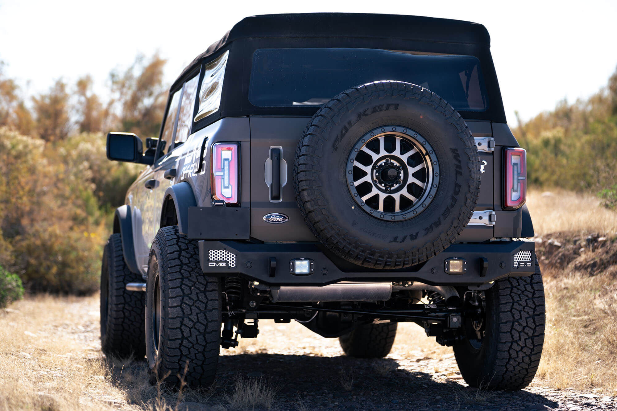 2021-2022 Ford Bronco MTO Series Rear Bumper by DV8 Off-Road