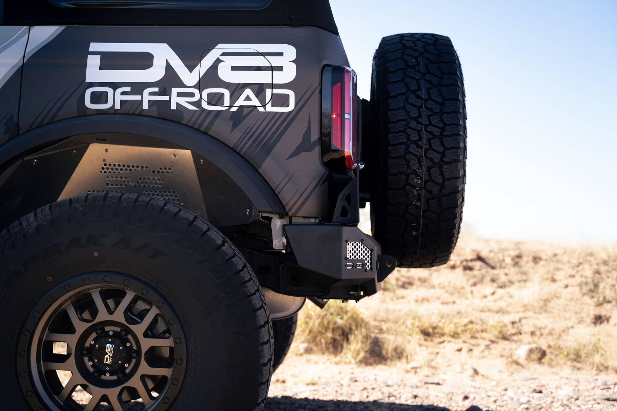 2021-2022 Ford Bronco MTO Series Rear Bumper by DV8 Off-Road