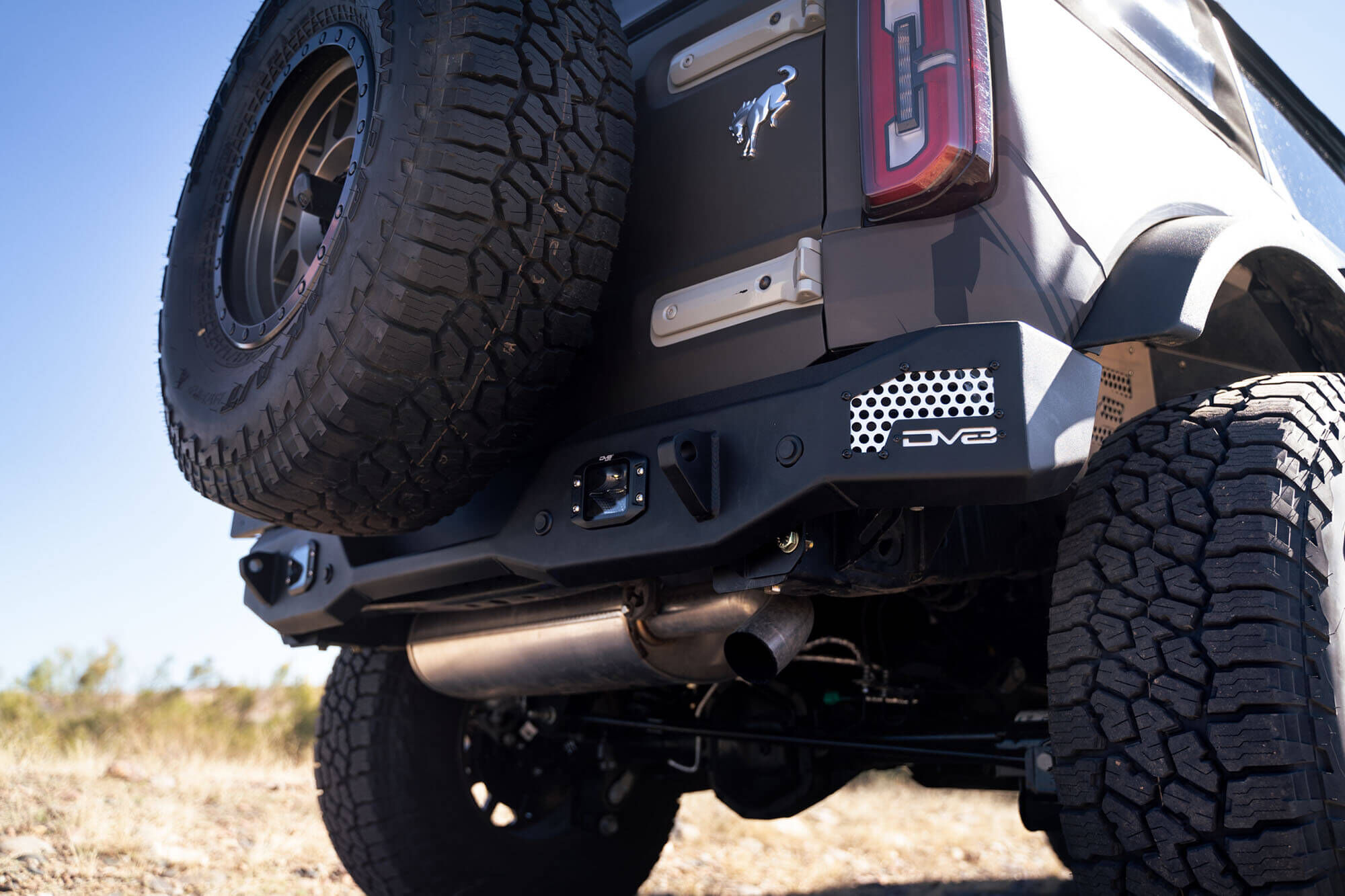 2021-2022 Ford Bronco MTO Series Rear Bumper by DV8 Off-Road