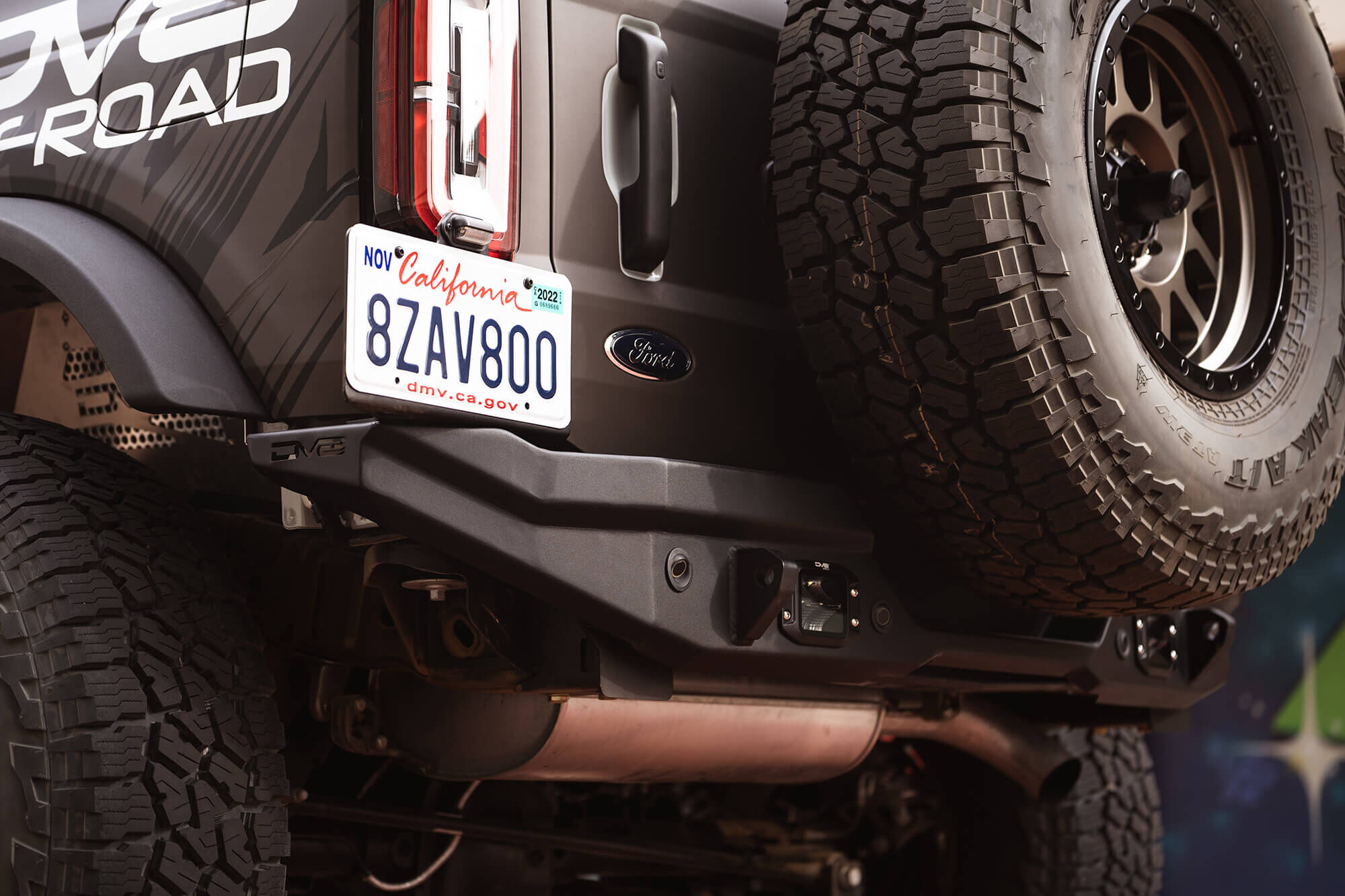 2021-2022 Ford Bronco FS15 Series Rear Bumper by DV8 Off-Road