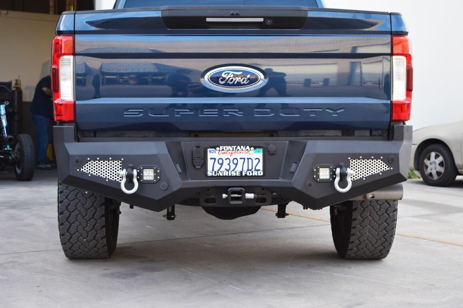 2017-2021 Ford F-250/F-350 Steel Rear Bumper by DV8 Off-Road