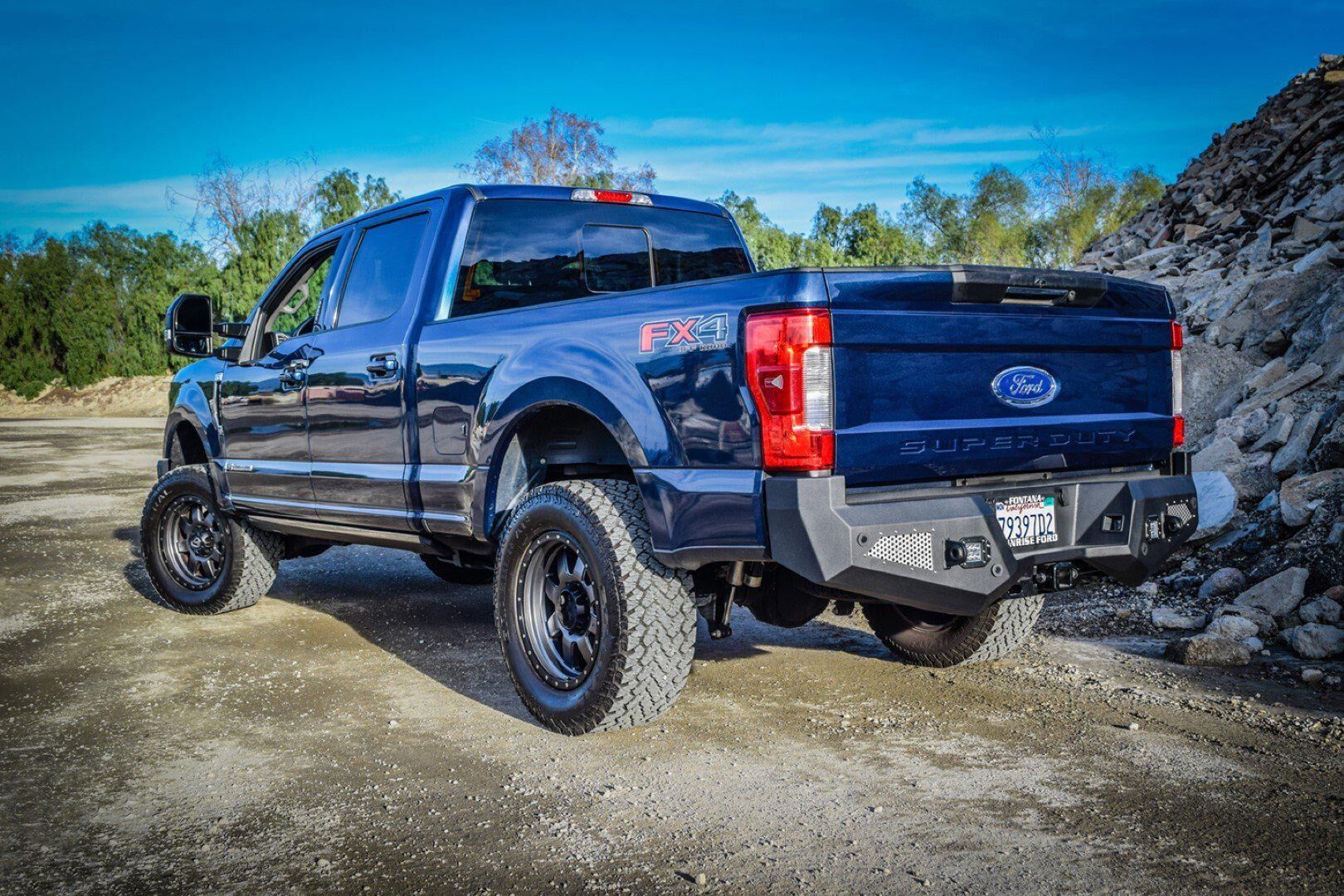2017-2021 Ford F-250/F-350 Steel Rear Bumper by DV8 Off-Road