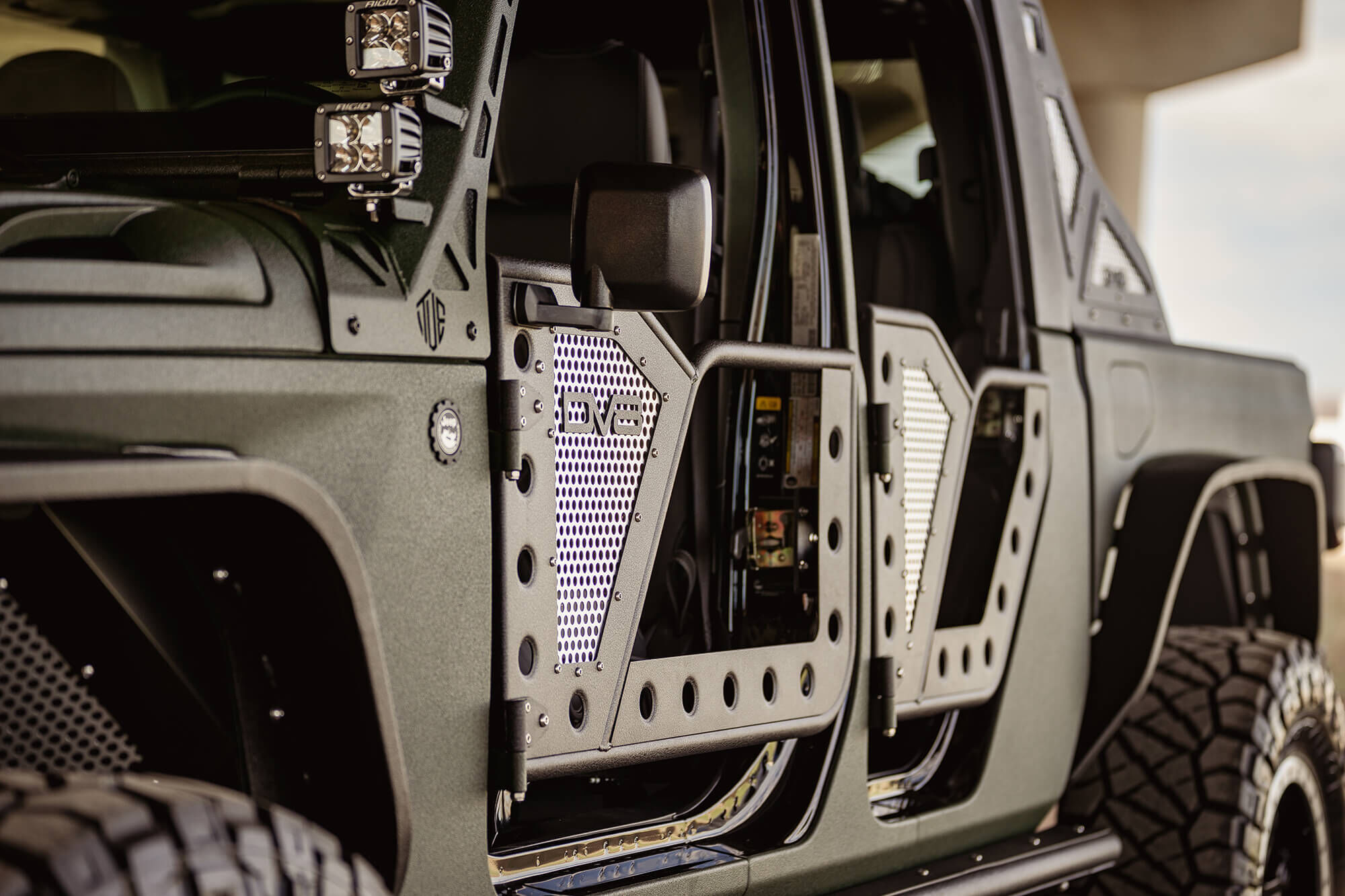 2018-2022 Jeep Wrangler JL & 2020-2022 JT Rock Doors by DV8 Off-Road