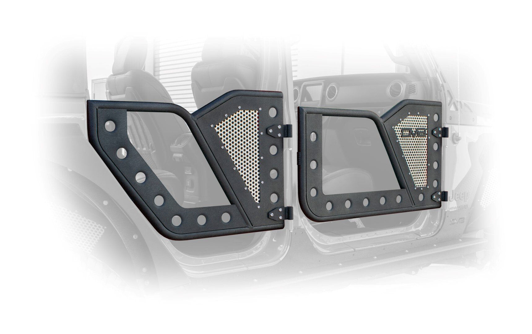 2018-2022 Jeep Wrangler JL & 2020-2022 JT Rock Doors by DV8 Off-Road - RDJL-01R