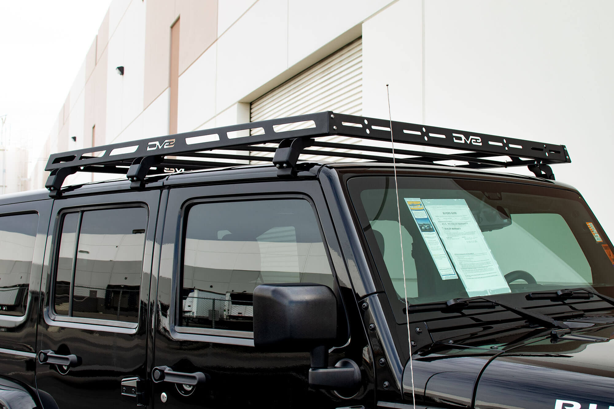 2007-2018 Jeep Wrangler JK 4-Door Short Roof Rack by DV8 Off-Road