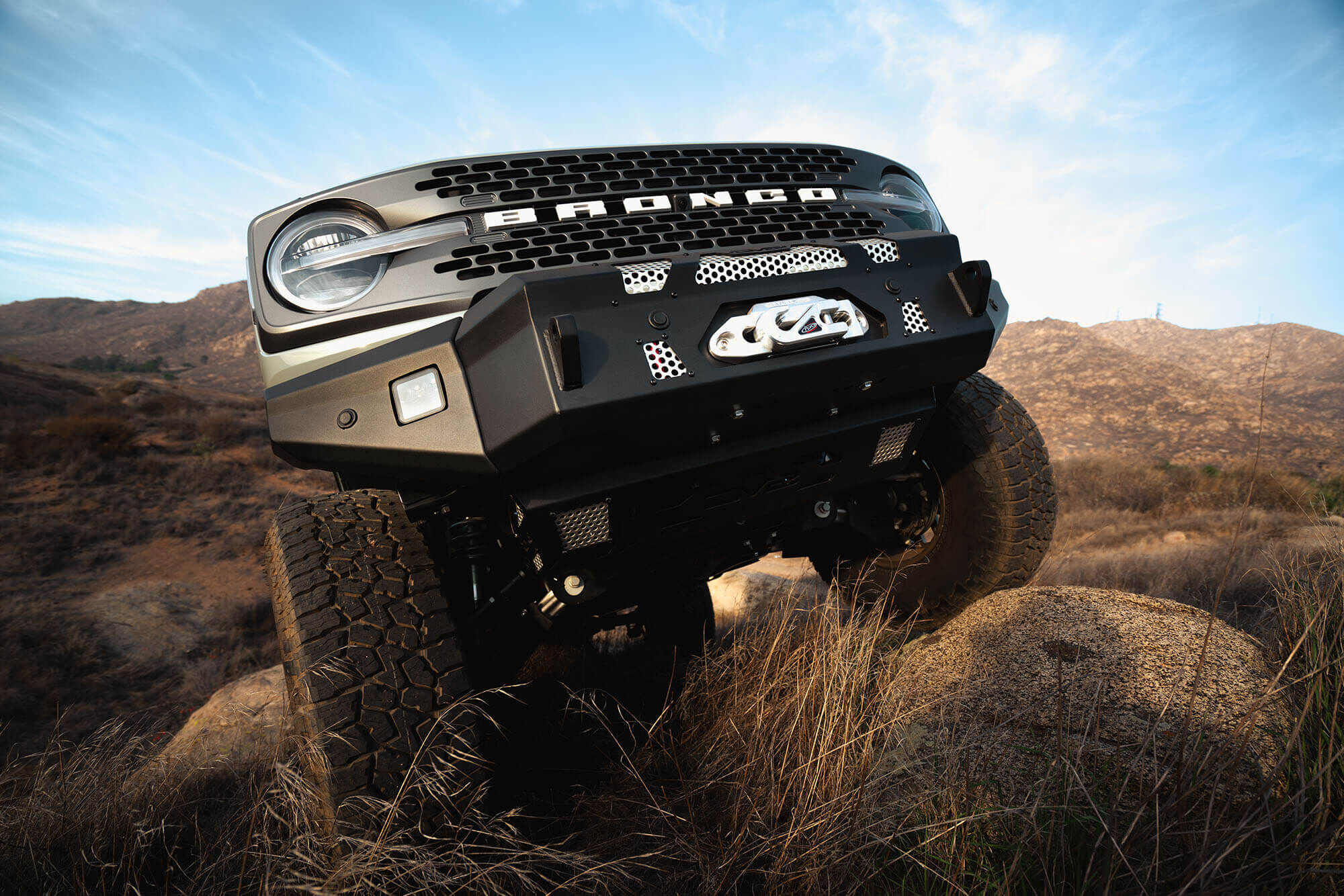 2021-2022 Ford Bronco Steel Front Skid Plate by DV8 Off-Road
