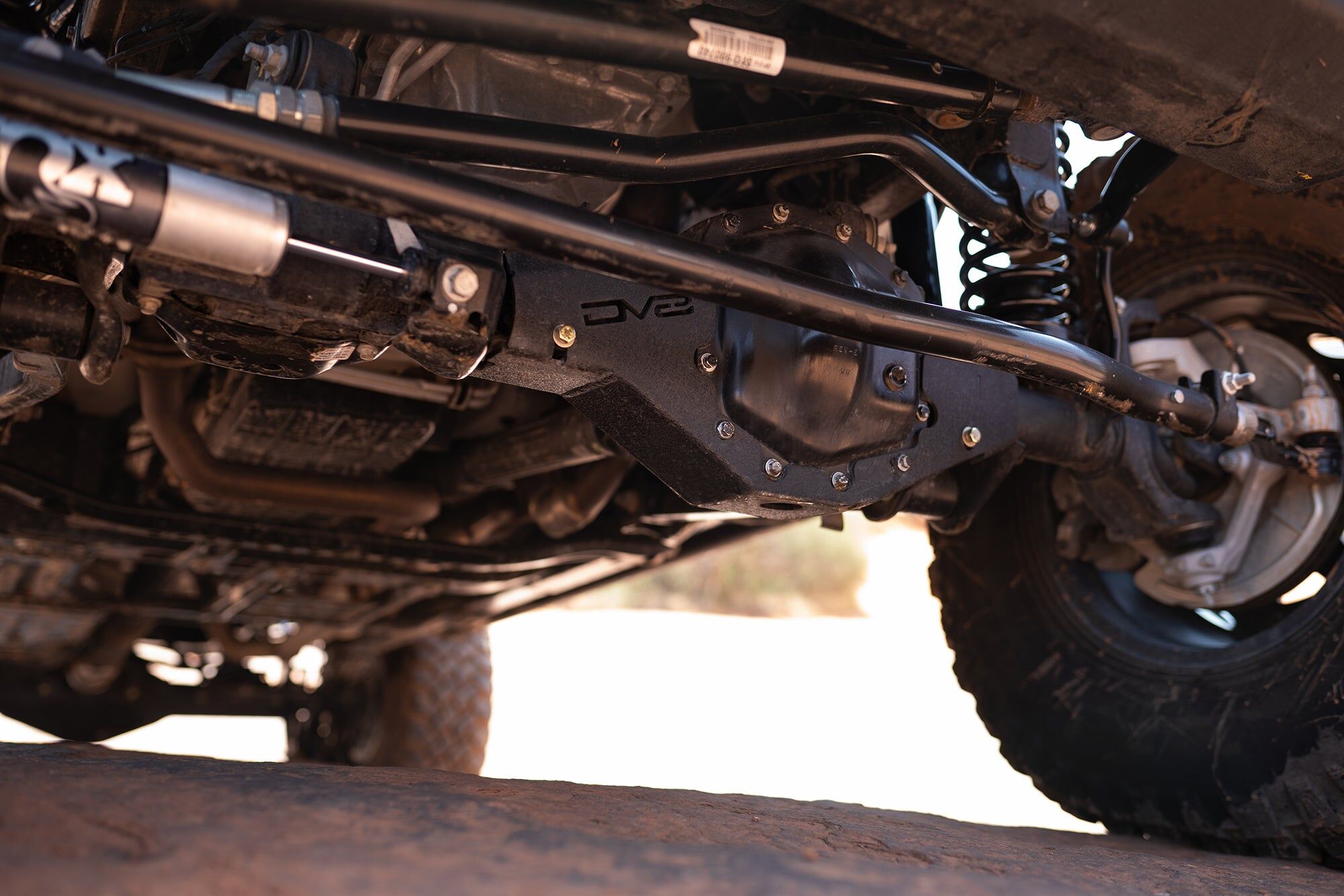 2018-2021 Jeep Wrangler JL & 2020-2022 JT Front Differential Skid Plate Dana 44 by DV8 Off-Road