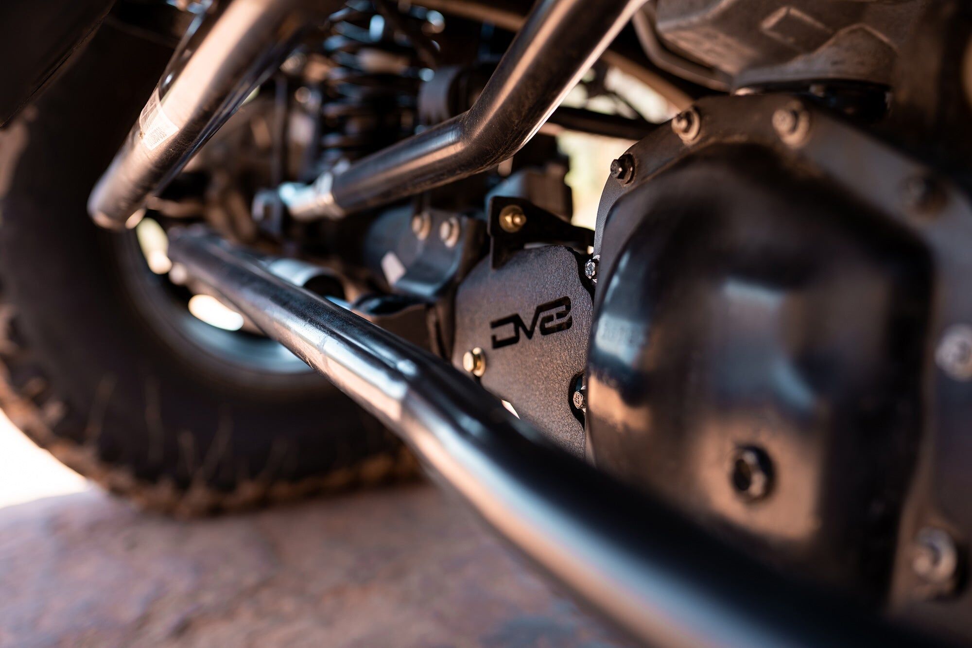 2018-2021 Jeep Wrangler JL & 2020-2022 JT Front Differential Skid Plate Dana 44 by DV8 Off-Road