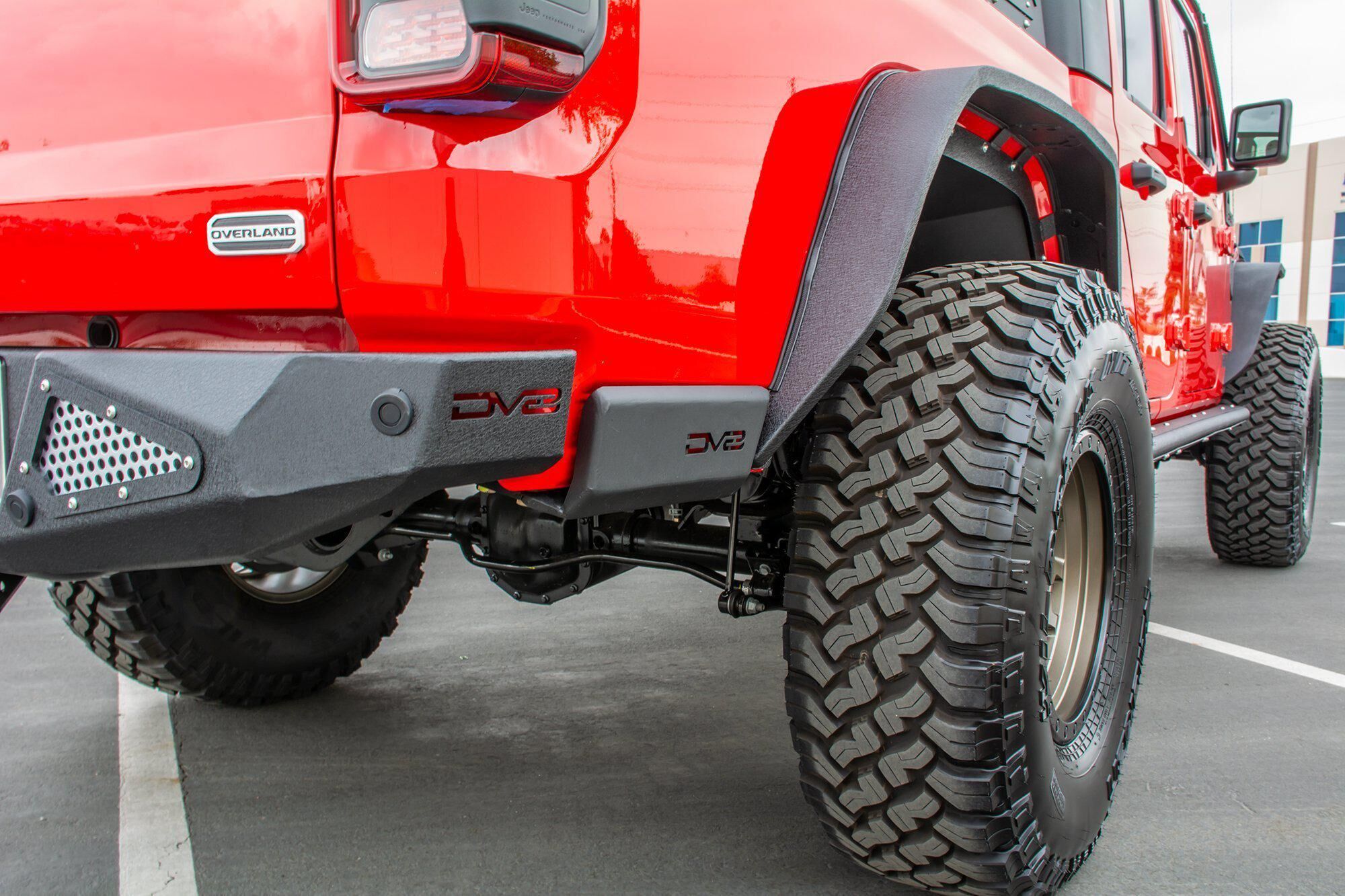 2020-2022 Jeep Gladiator JT Bedside Rock Sliders by DV8 Off-Road