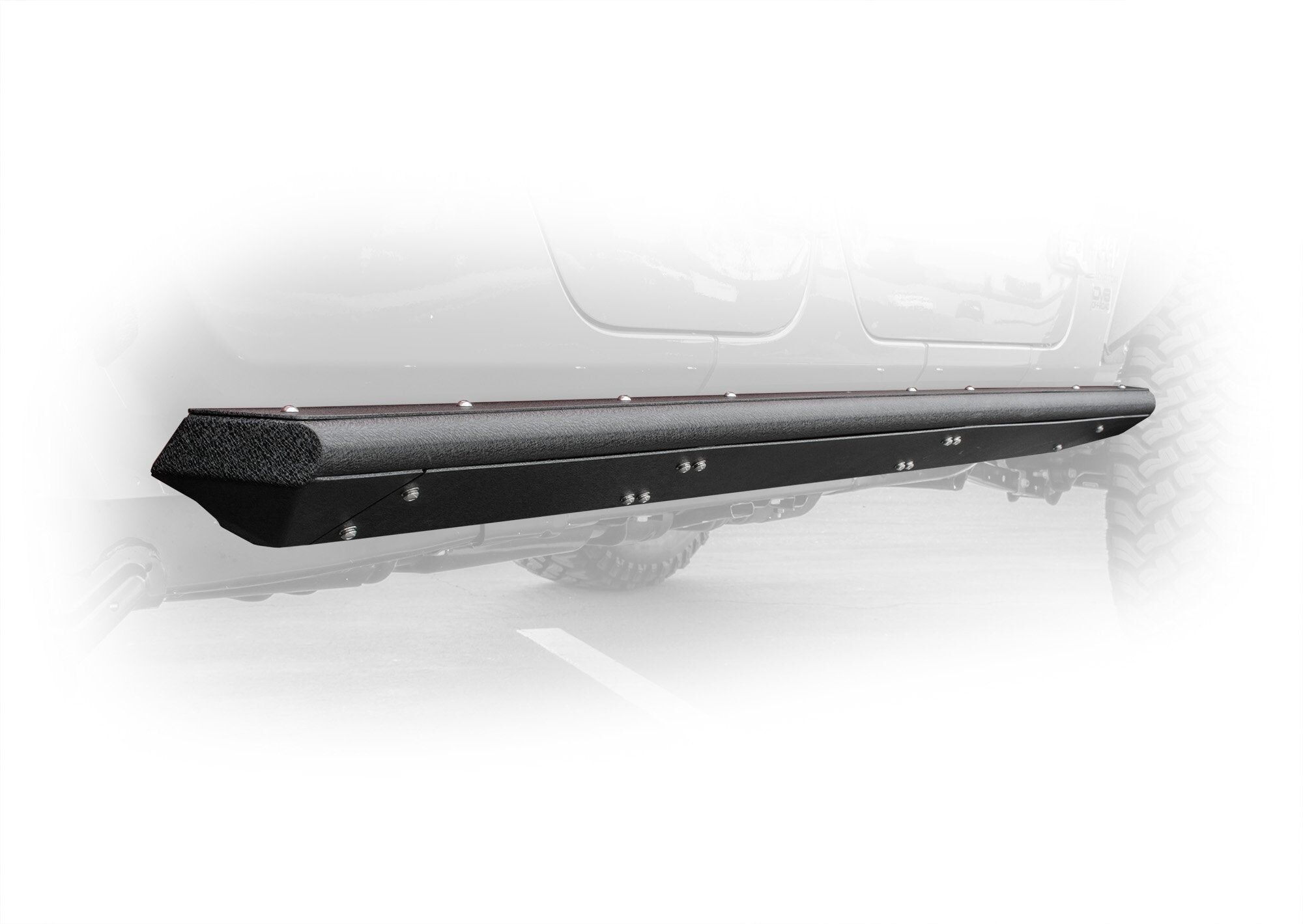 2020-2022 Jeep Gladiator JT Rock Sliders With Step by DV8 Off-Road - SRGL-02