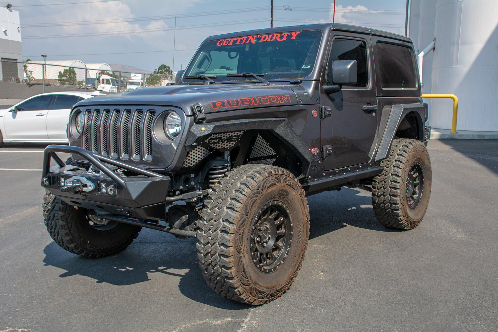 2018-2022 Jeep Wrangler JL 2-Door Rock Sliders With Rock Skins by DV8 Off-Road