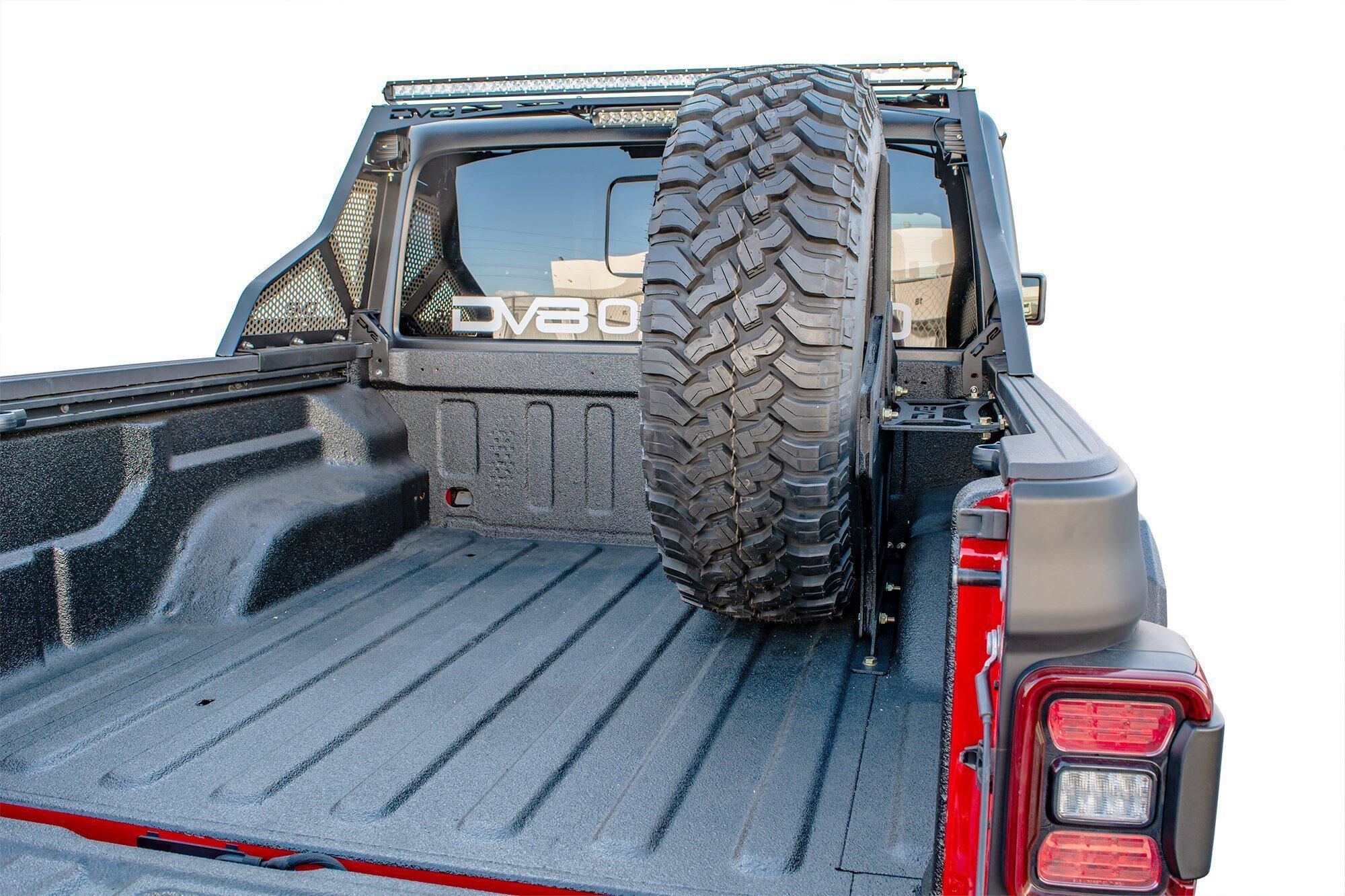 2020-2022 Jeep Gladiator JT Stand Up Spare Tire Mount by DV8 Off-Road