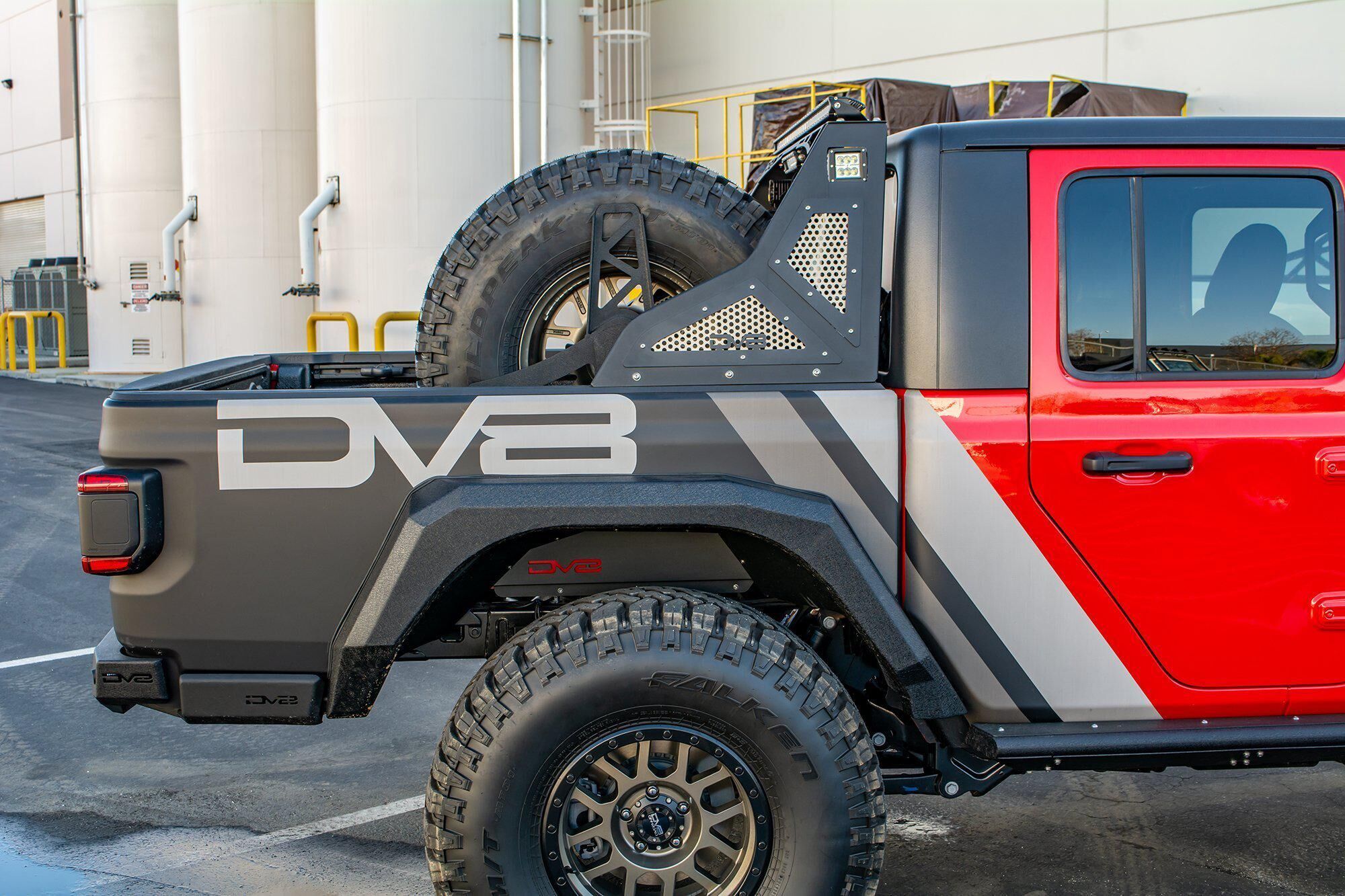 2020-2022 Jeep Gladiator JT Stand Up Spare Tire Mount by DV8 Off-Road