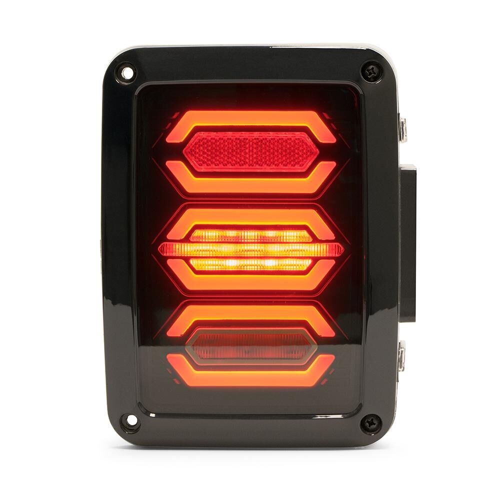 2007-2018 Jeep Wrangler JK Led Tail Lights by DV8 Off-Road