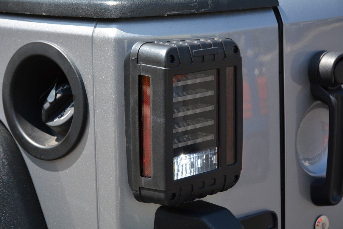 2007-2018 Jeep Wrangler JK Led Tail Lights by DV8 Off-Road