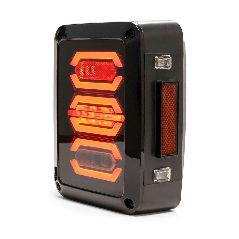 2007-2018 Jeep Wrangler JK Led Tail Lights by DV8 Off-Road