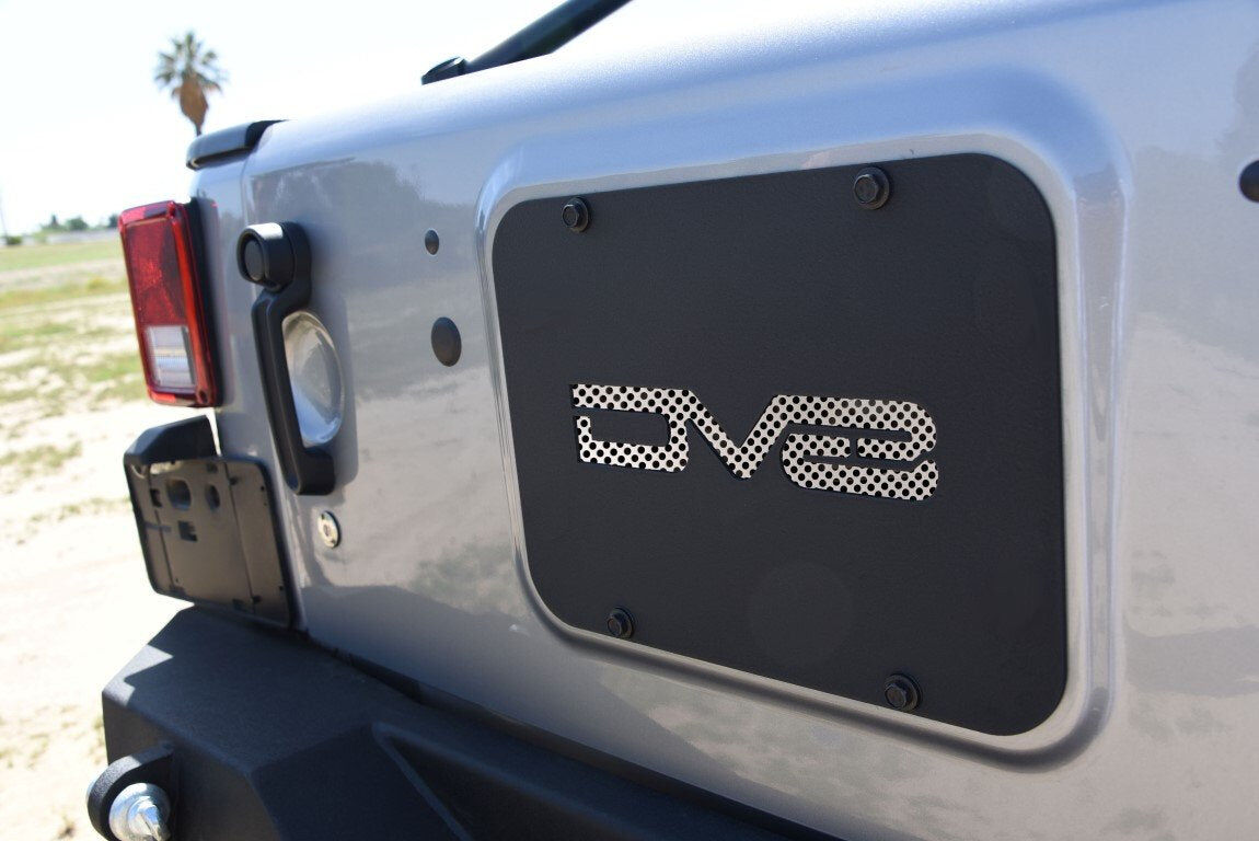 2007-2018 Jeep Wrangler JK Tailgate Tramp Stamp by DV8 Off-Road