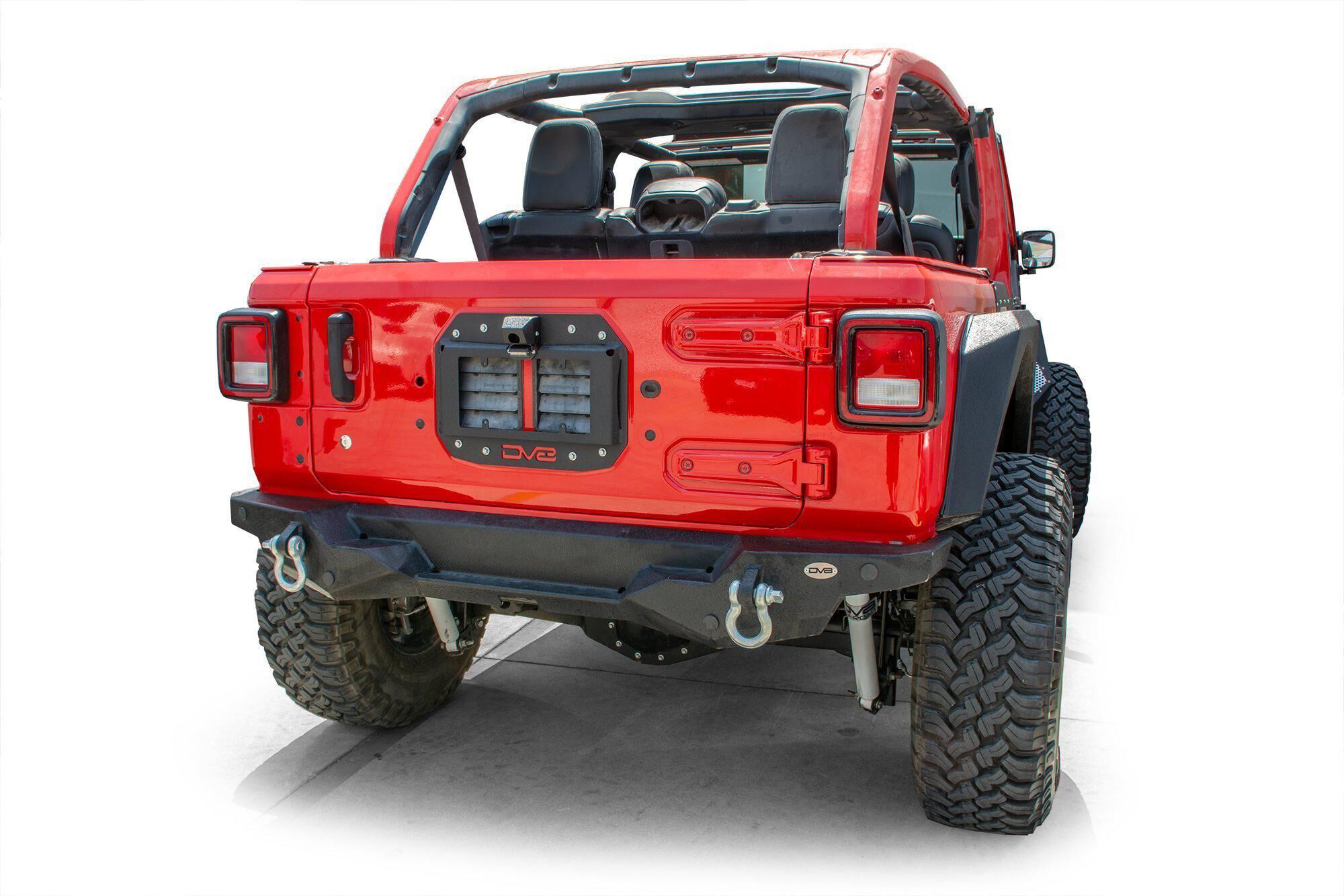 2018-2022 Jeep Wrangler JL Spare Tire Delete Kit W/ Camera Housing by DV8 Off-Road