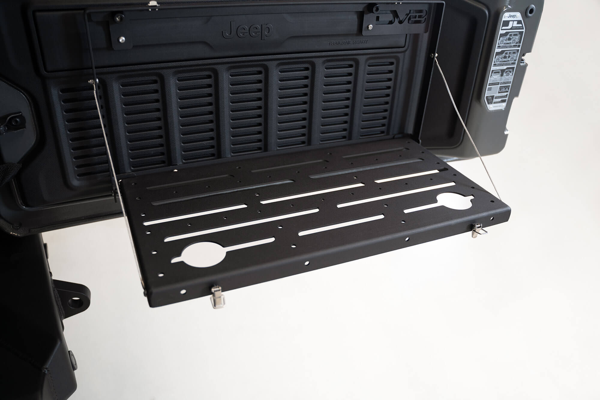 2018-2022 Jeep Wrangler JL Folding Trail Table by DV8 Off-Road