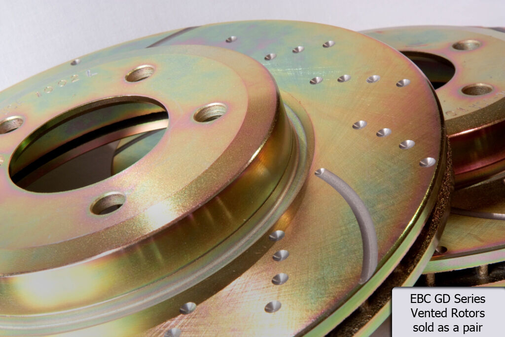 2003-2006 Ford Expedition Rear Dimpled Slotted Brake Rotors by EBC