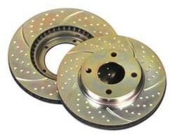 2003-2006 Ford Expedition Rear Dimpled Slotted Brake Rotors by EBC
