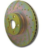 2003-2006 Ford Expedition Rear Dimpled Slotted Brake Rotors by EBC