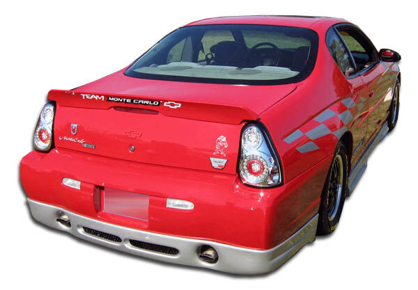 2000-2005 Chevy Monte Carlo Duraflex Racer Rear Lip Under Spoiler Air Dam - 1PC