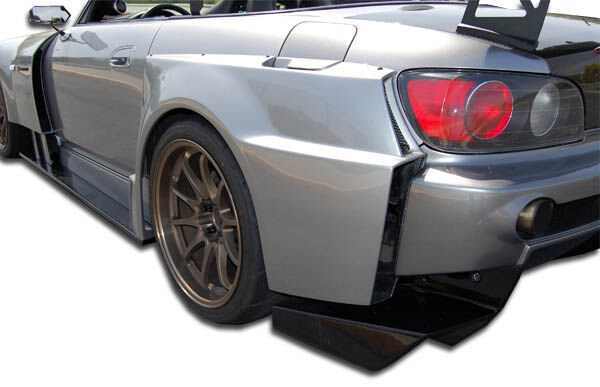 2000-2009 Honda S2000 Duraflex AM-S Wide Body Rear Fender Flares - 2PC - 106027