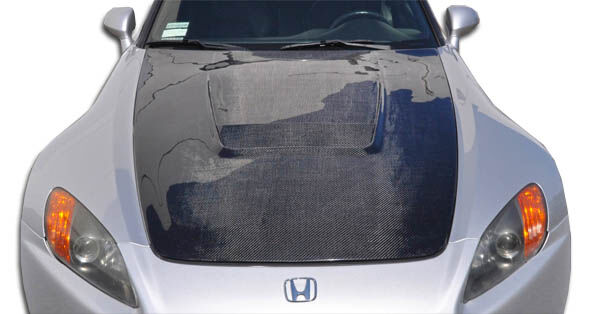 2000-2009 Honda S2000 Carbon Fiber A-Sport Hood - 2 Piece - 105924