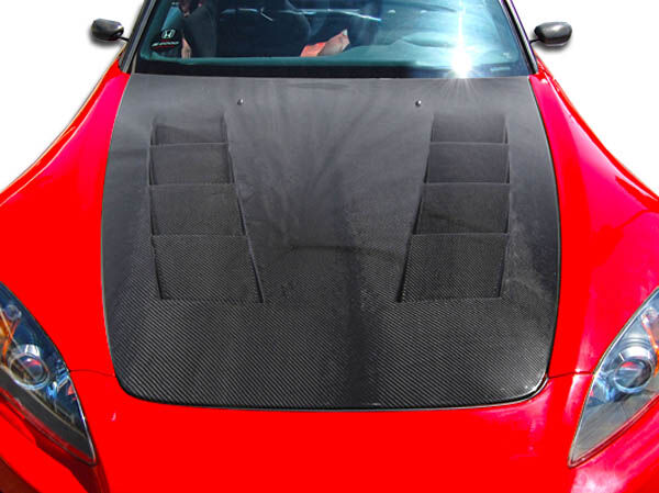 2000-2009 Honda S2000 Carbon Fiber TS-1 Hood - 1 Piece - 105221