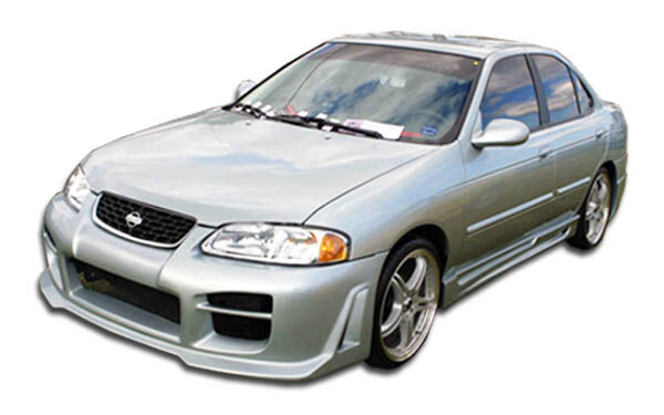 2000-2006 Nissan Sentra Duraflex R34 Side Skirts Rocker Panels - 2PC - 100154