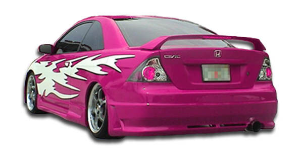 2001-2005 Honda Civic 2DR Duraflex R34 Rear Bumper Cover - 1PC - 100239