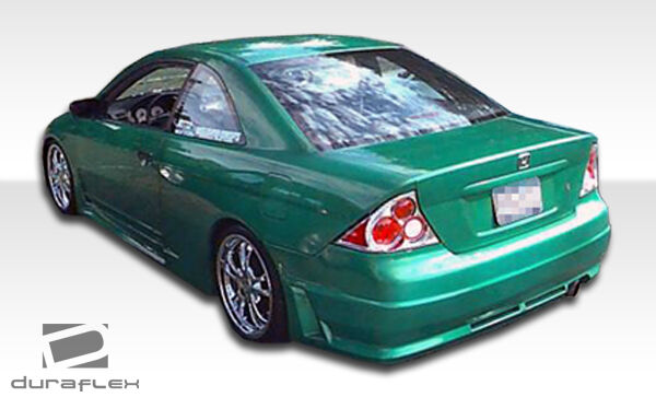 2001-2005 Honda Civic 2DR Duraflex R34 Rear Bumper Cover - 1 Piece