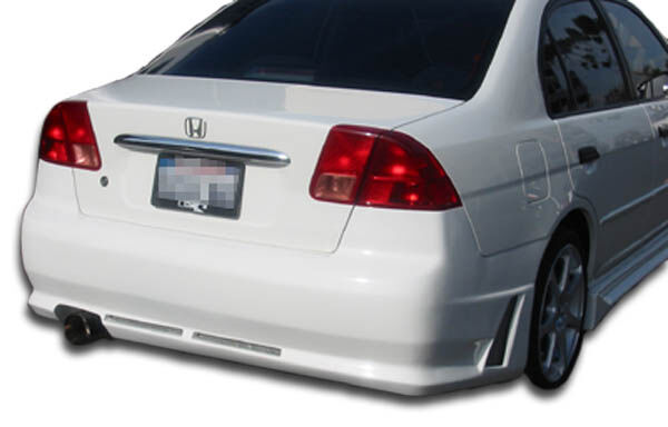 2001-2005 Honda Civic 4DR Duraflex R34 Rear Bumper Cover - 1PC - 100245
