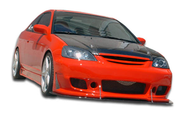 2001-2003 Honda Civic 2 / 4DR Duraflex B-2 Front Bumper Cover - 1PC - 100247