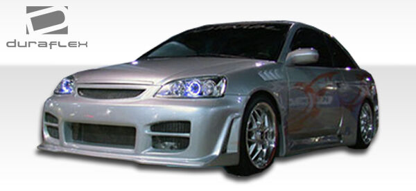 2001-2003 Honda Civic 2dr / 4DR Duraflex R34 Front Bumper Cover - 1 Piece