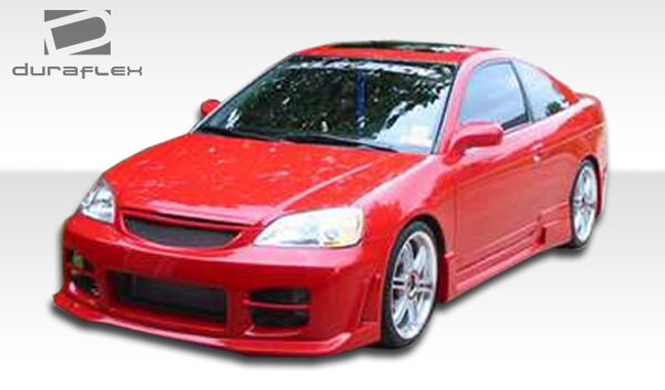 2001-2003 Honda Civic 2dr / 4DR Duraflex R34 Front Bumper Cover - 1 Piece